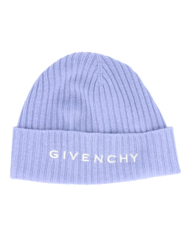 Givenchy Ribbed Embroidered Logo Beanie sold by Zulily
