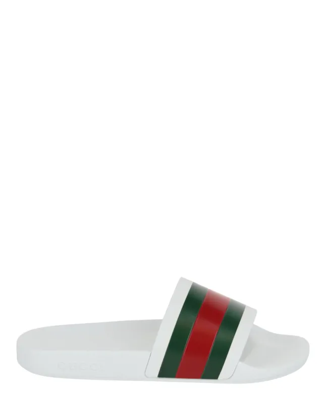 Gucci Pursuit Pool Slides sold by Zulily