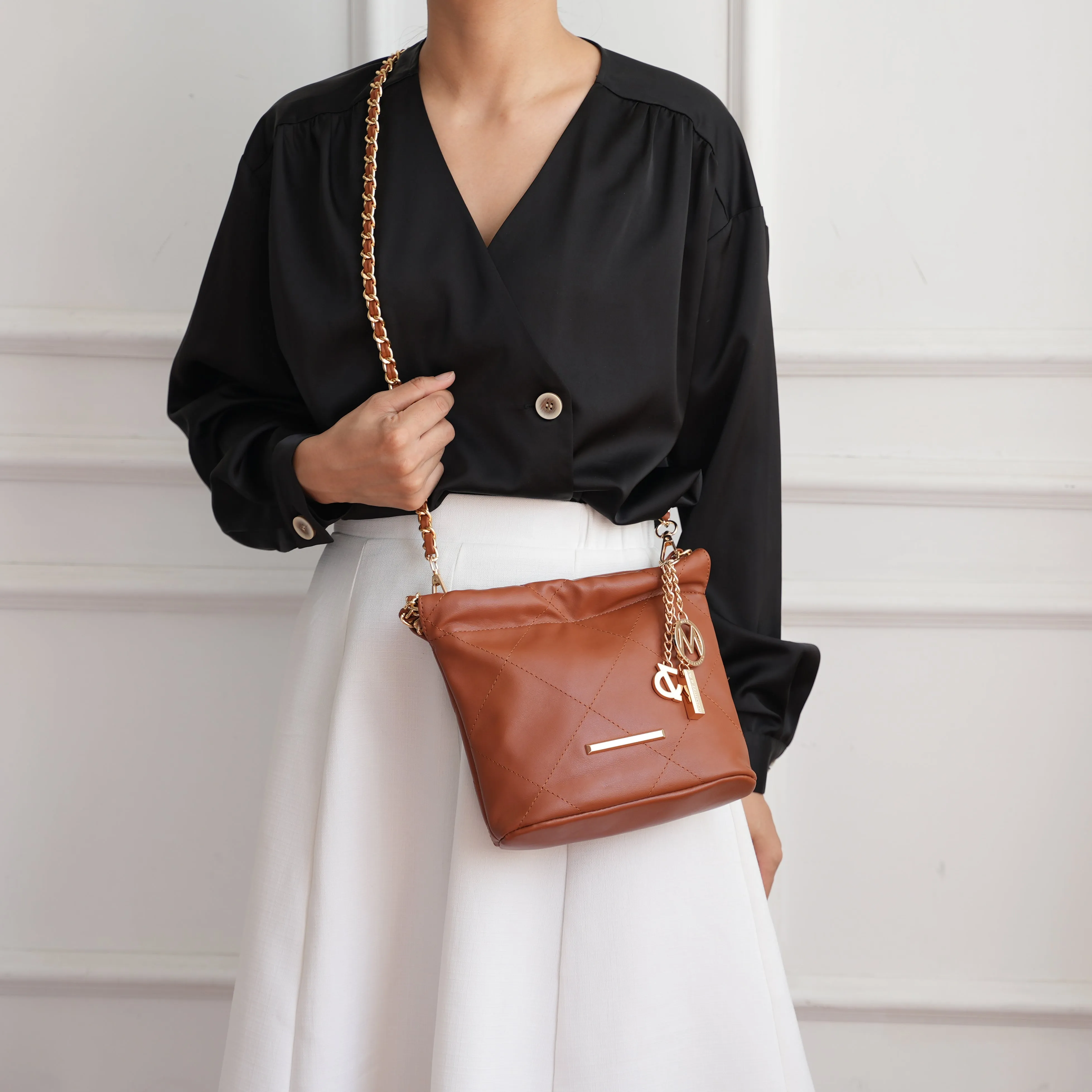 MKF Collection Women's Loriana Quilted Bag sold by Zulily product image thumbnail 2