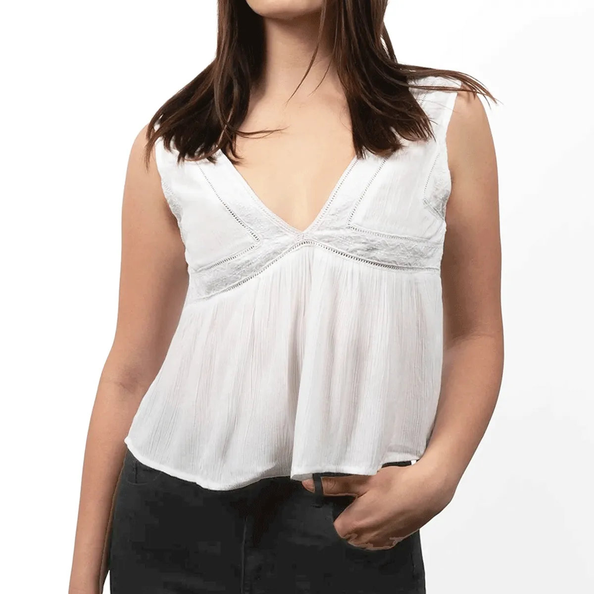 Melrose Place Top - White sold by Zulily