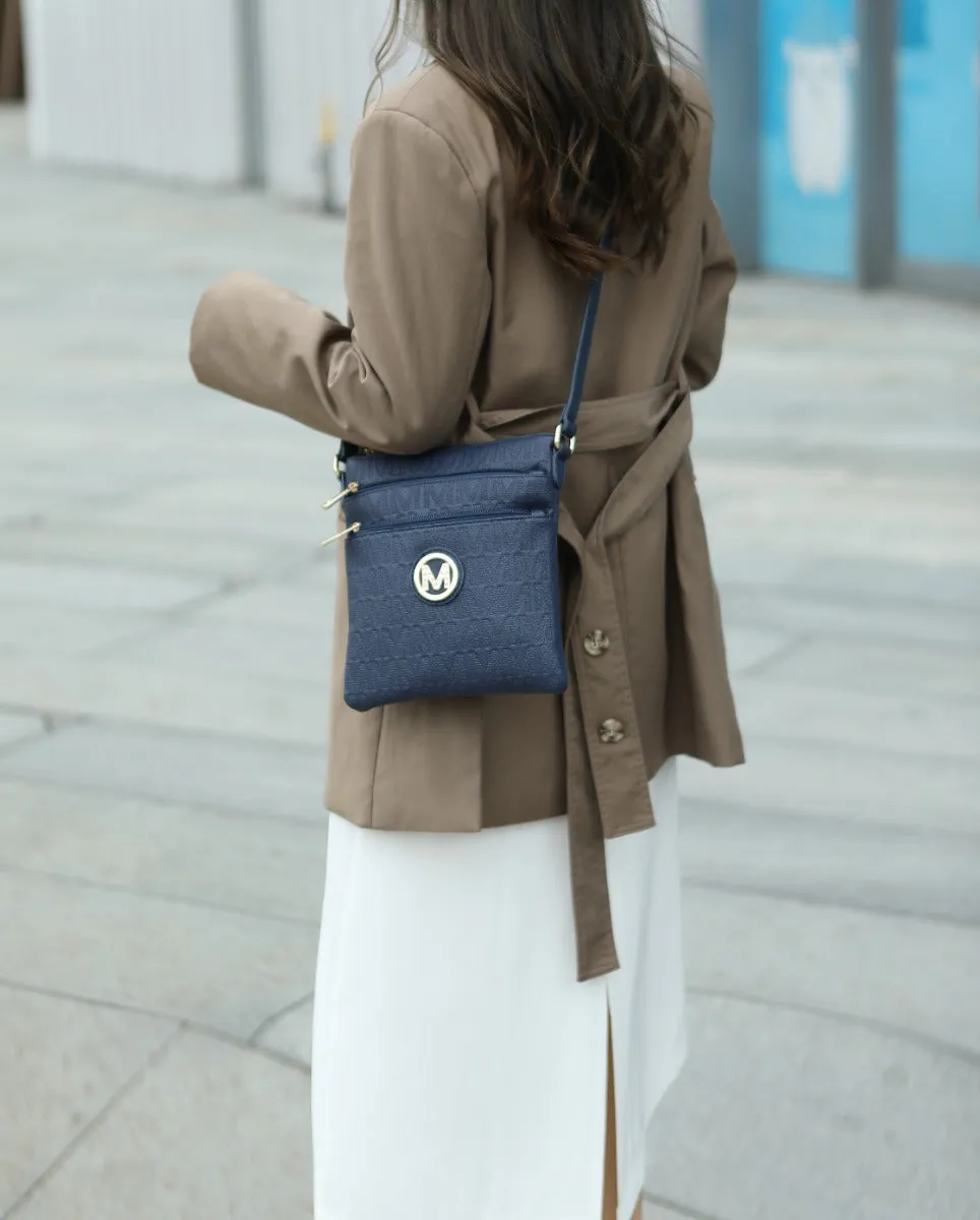 MKF Collection Women's Lennit Signature Crossbody Bag sold by Zulily product image thumbnail 2