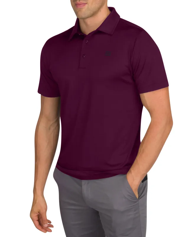 Three Sixty Six Men's Untucked Golf Polo - The Perfect Length sold by Zulily