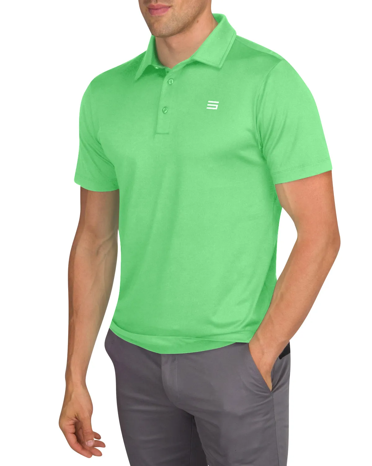 Three Sixty Six Men’s Untucked Golf Polo - The Perfect Length sold by Zulily