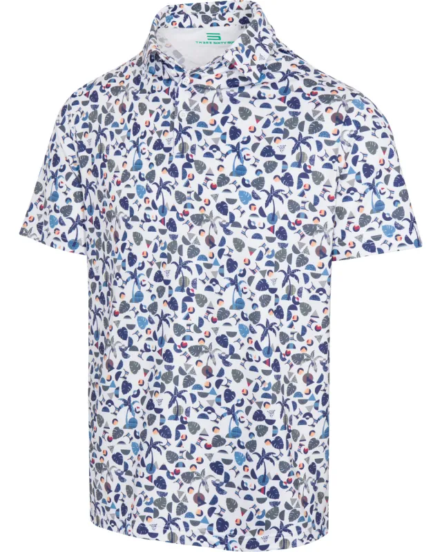 Three Sixty Six Men’s Print Golf Polos sold by Zulily