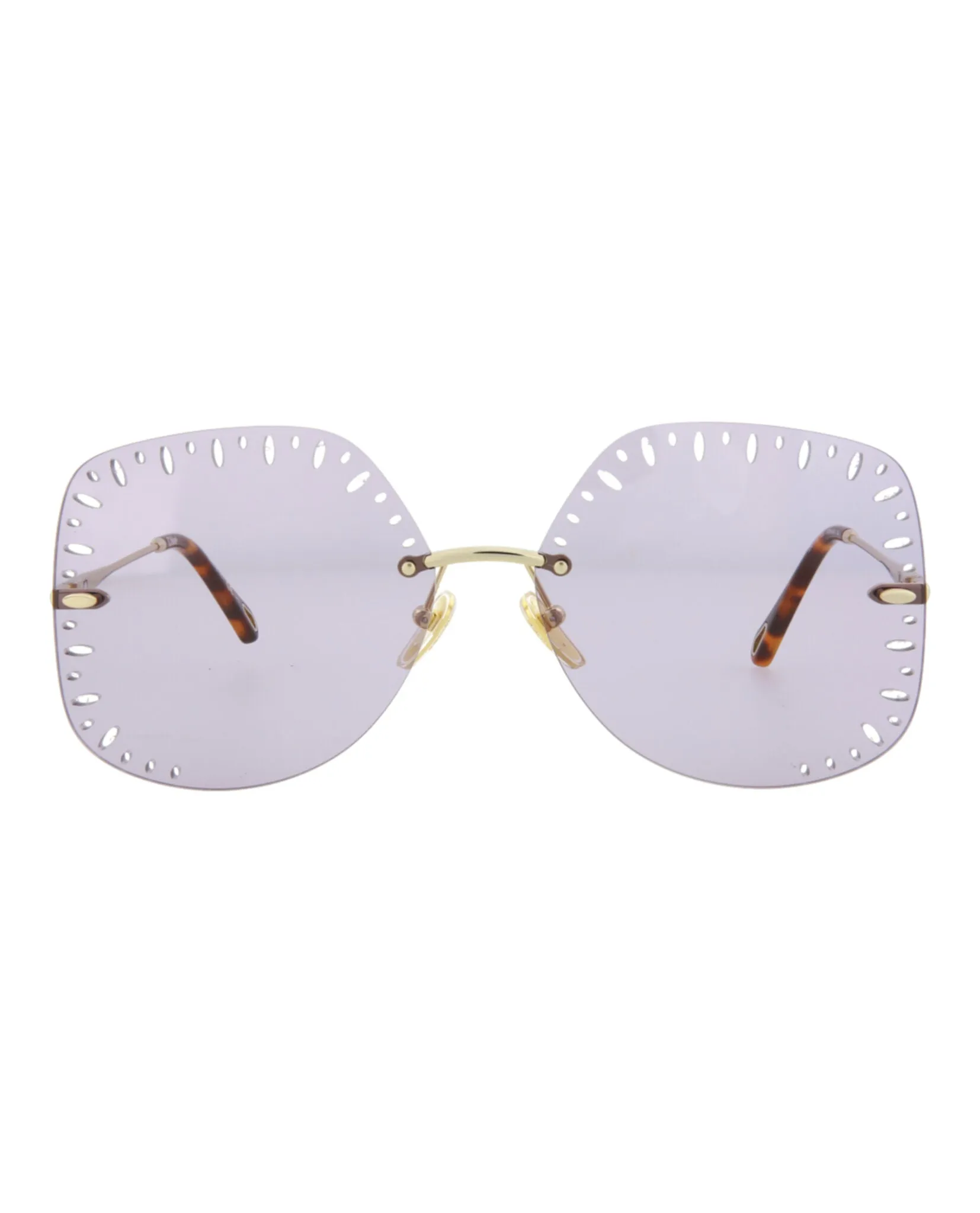 Chloé YSE Square-Frame Metal Sunglasses sold by Zulily