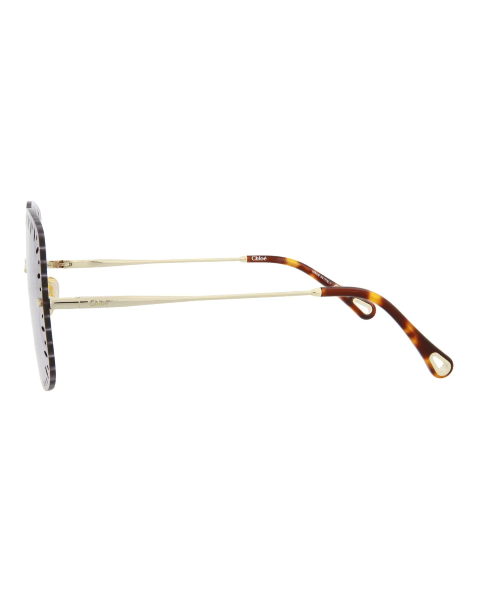 Chloé YSE Square-Frame Metal Sunglasses sold by Zulily product image thumbnail 3