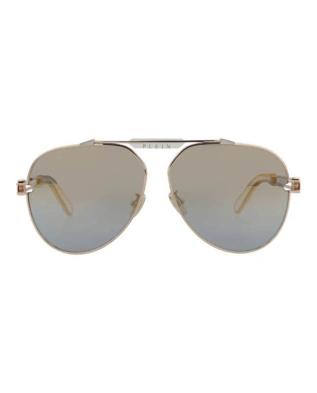 Philipp Plein Aviator-Frame Titanium Sunglasses sold by Zulily