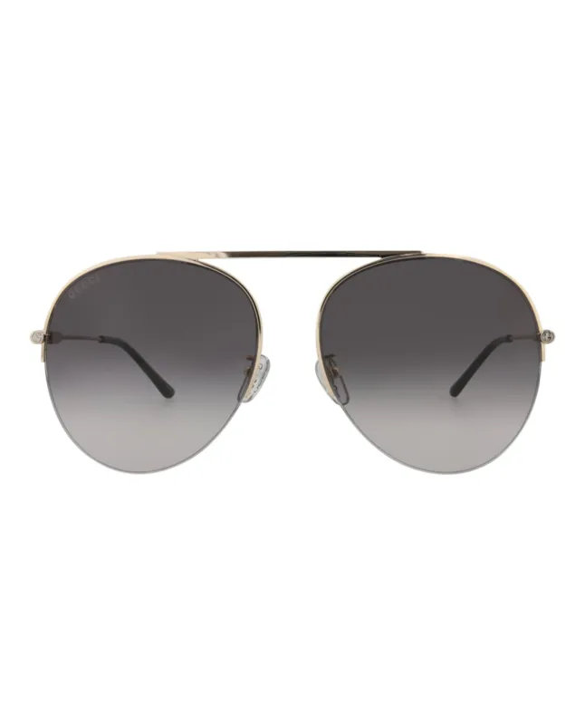 Gucci Aviator-Frame Metal Sunglasses - GG1413S-30014423-001 sold by Zulily