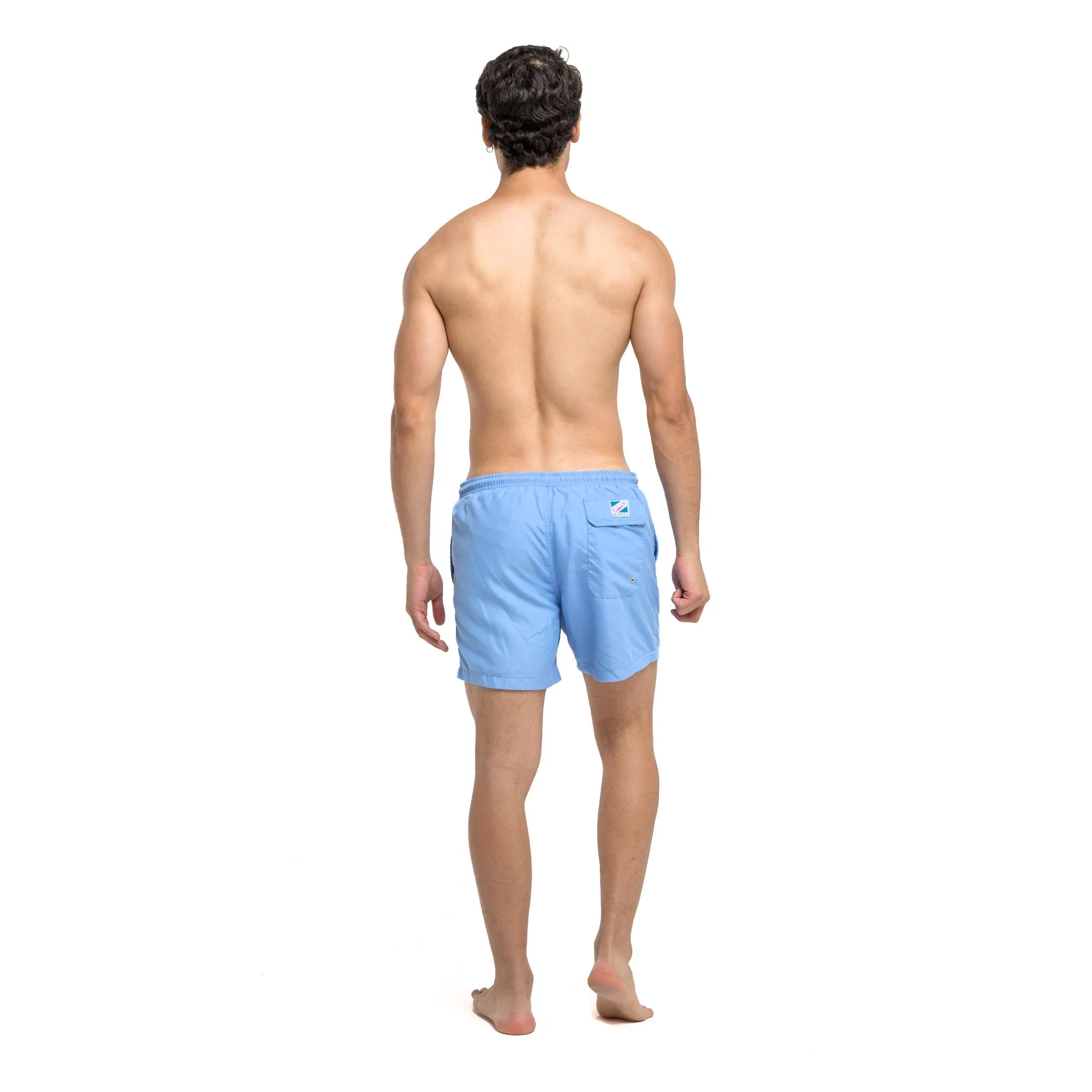Bermies Blue to Waves Swim Trunks sold by Zulily product image thumbnail 4