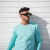 Bermies Men's Aqua Long Sleeve Tee sold by Zulily