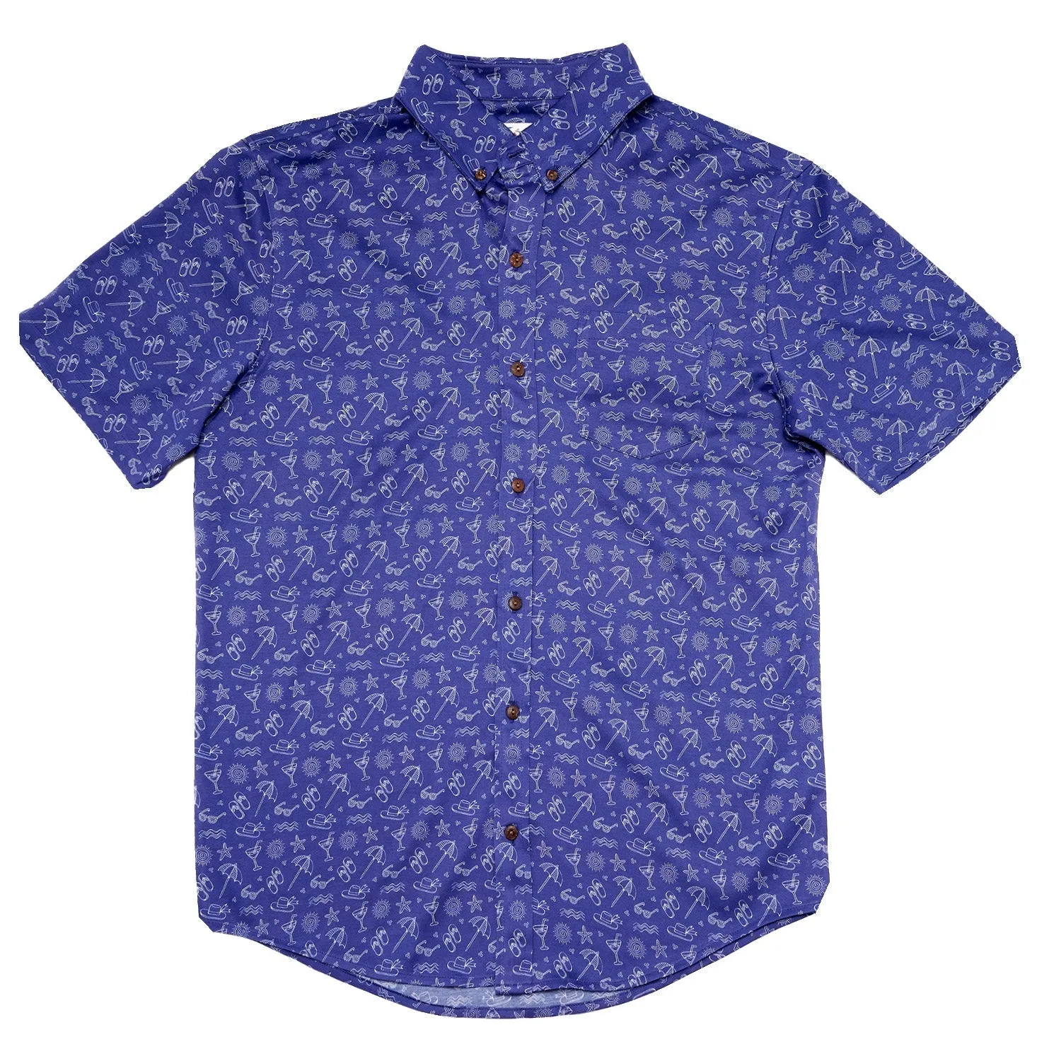 Bermies Sea Breeze Button Up sold by Zulily