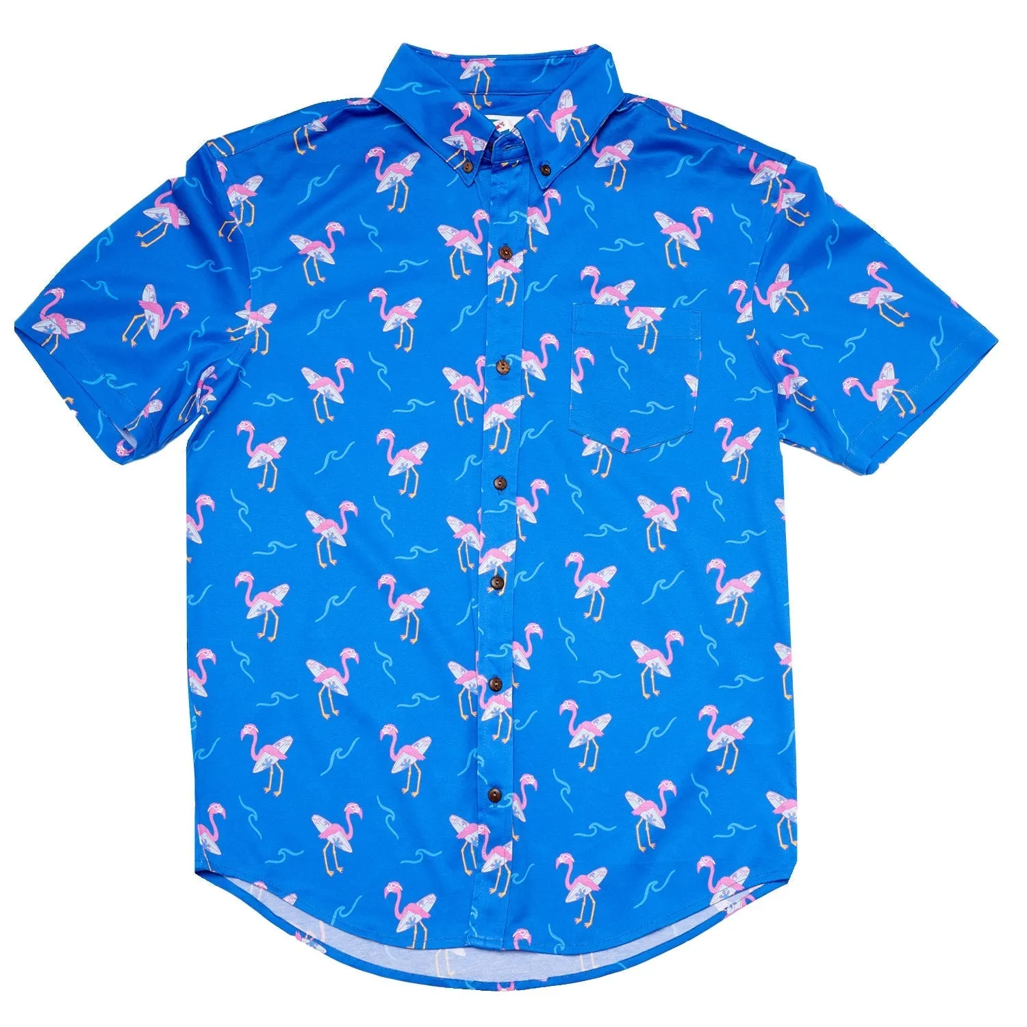 Bermies Miami Beach Button Up sold by Zulily