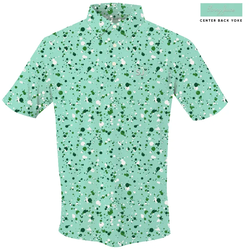 SwingJuice Golf Splatter Men's Polo sold by Zulily