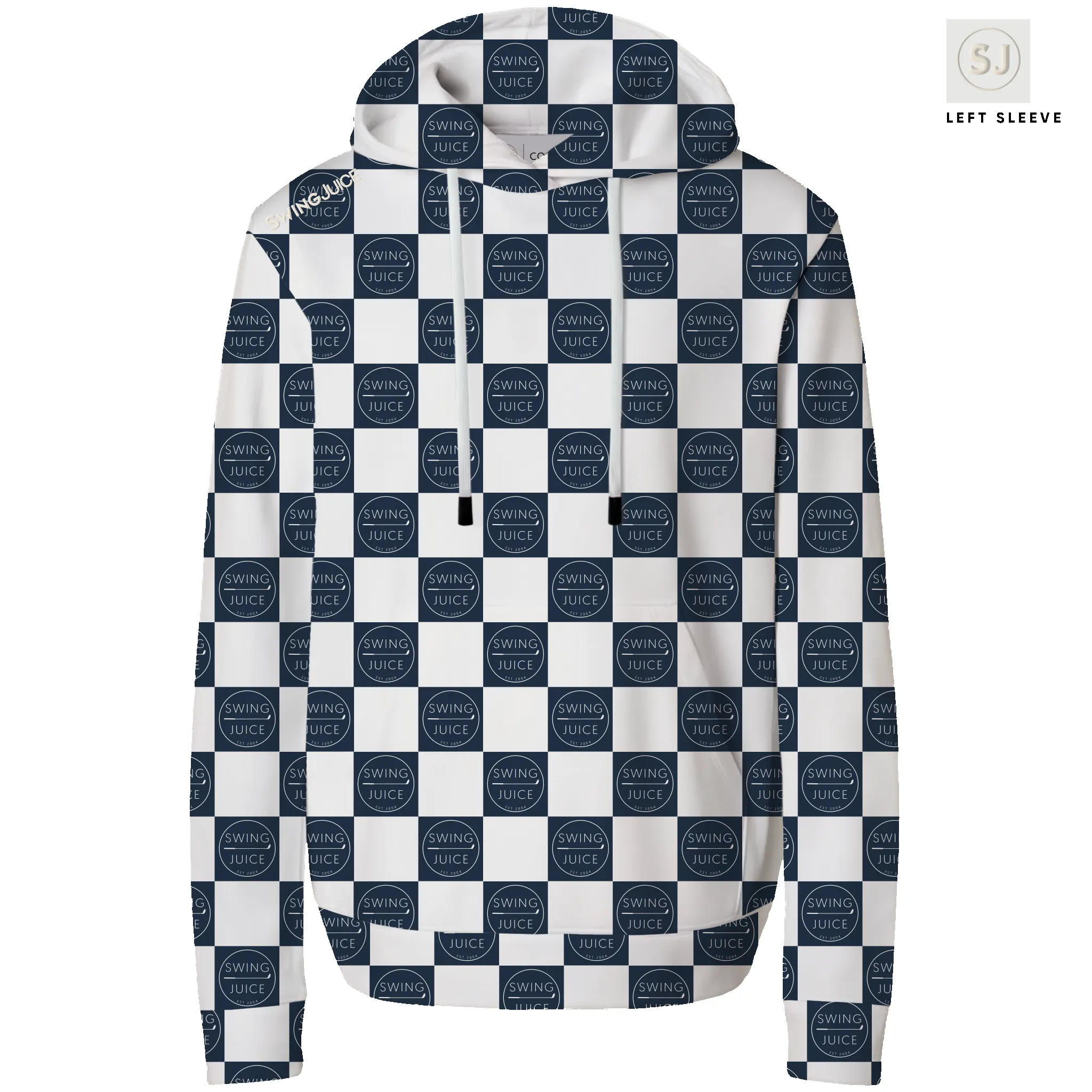 SwingJuice Golf SJ Checkerboard Men's Performance Hoodie sold by Zulily