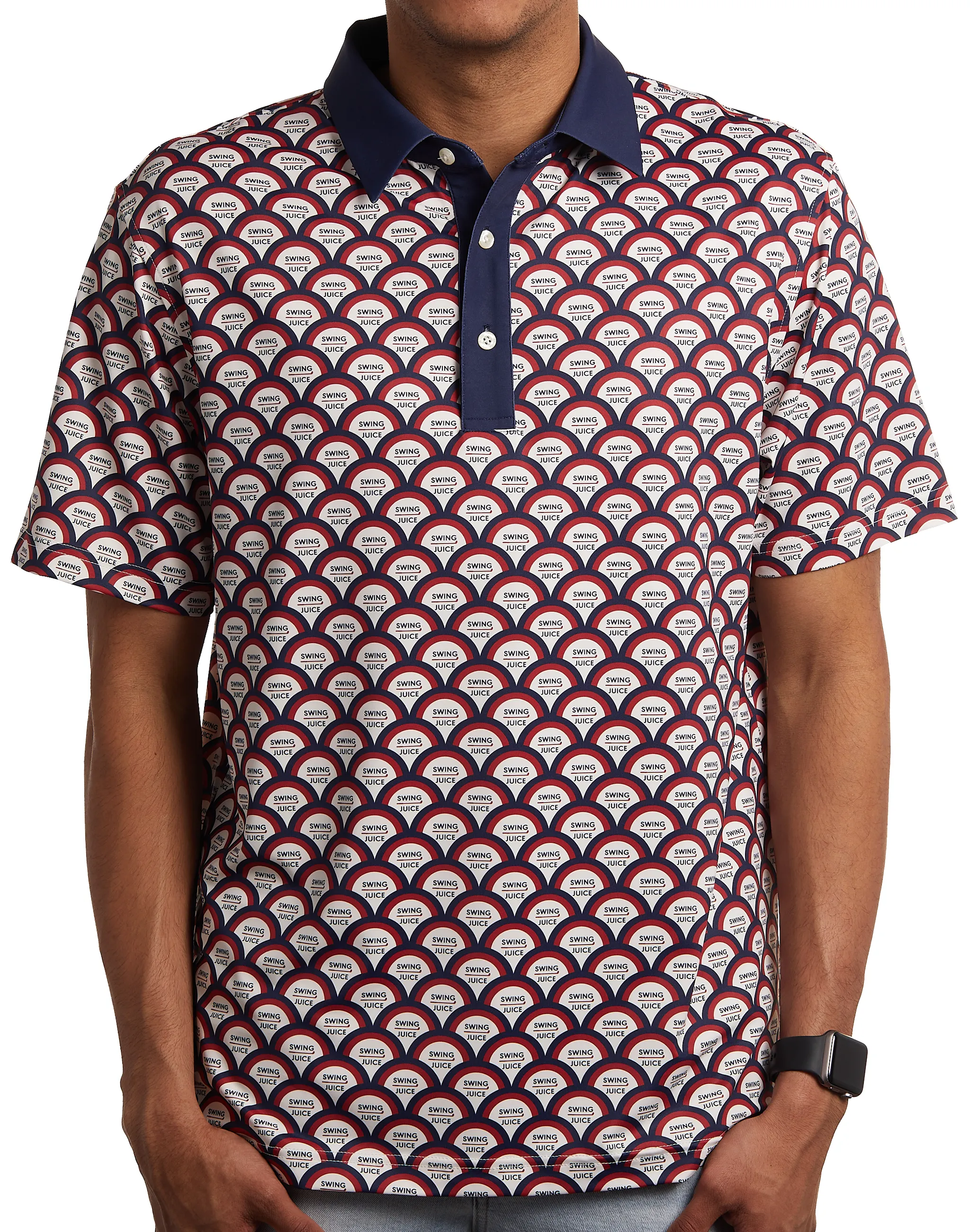 SwingJuice Golf American Mod Men's Polo sold by Zulily
