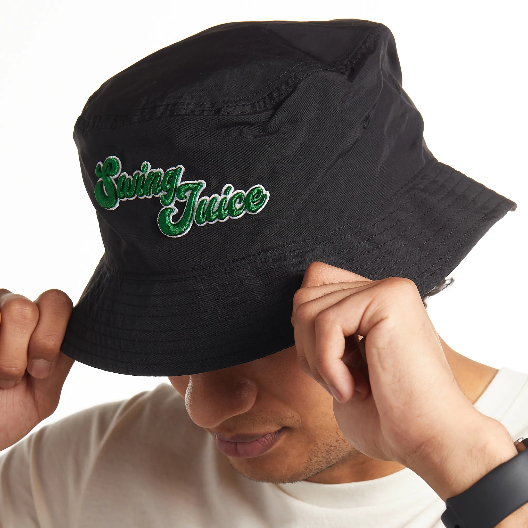 SwingJuice Golf Green Juice Unisex Bucket Hat Black O/S sold by Zulily product image thumbnail 3