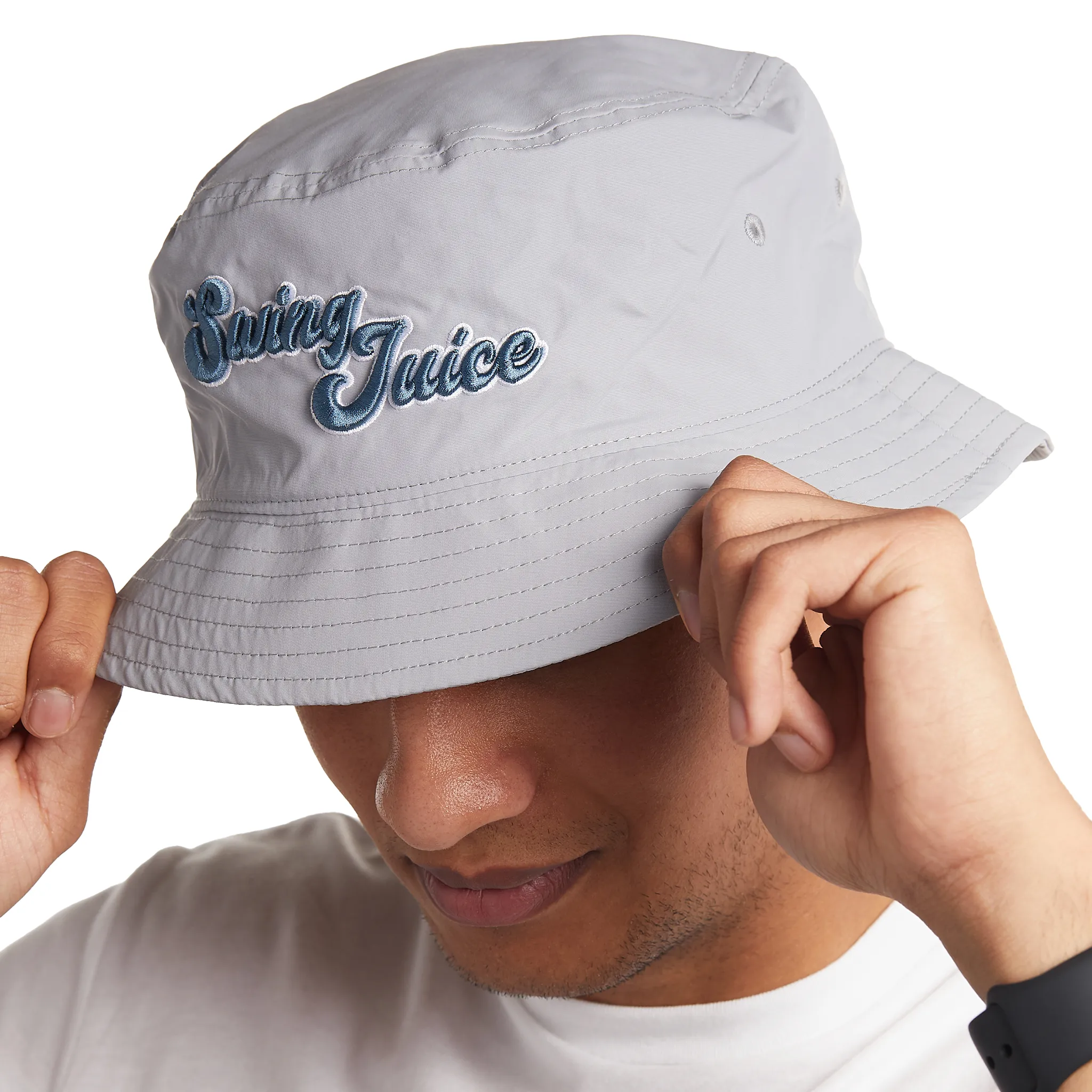 SwingJuice Golf Blueberry Juice Unisex Bucket Hat Grey O/S sold by Zulily product image thumbnail 3