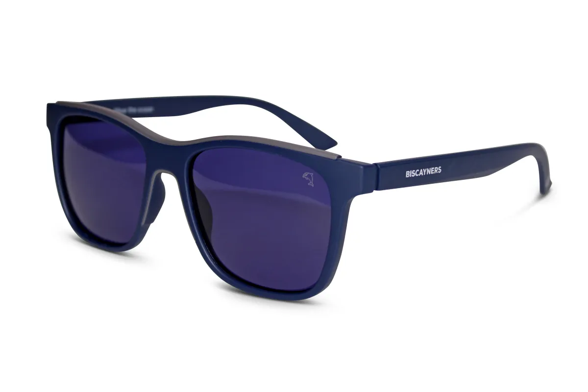 Biscayners Galen Blue Sunglasses made by Zulily