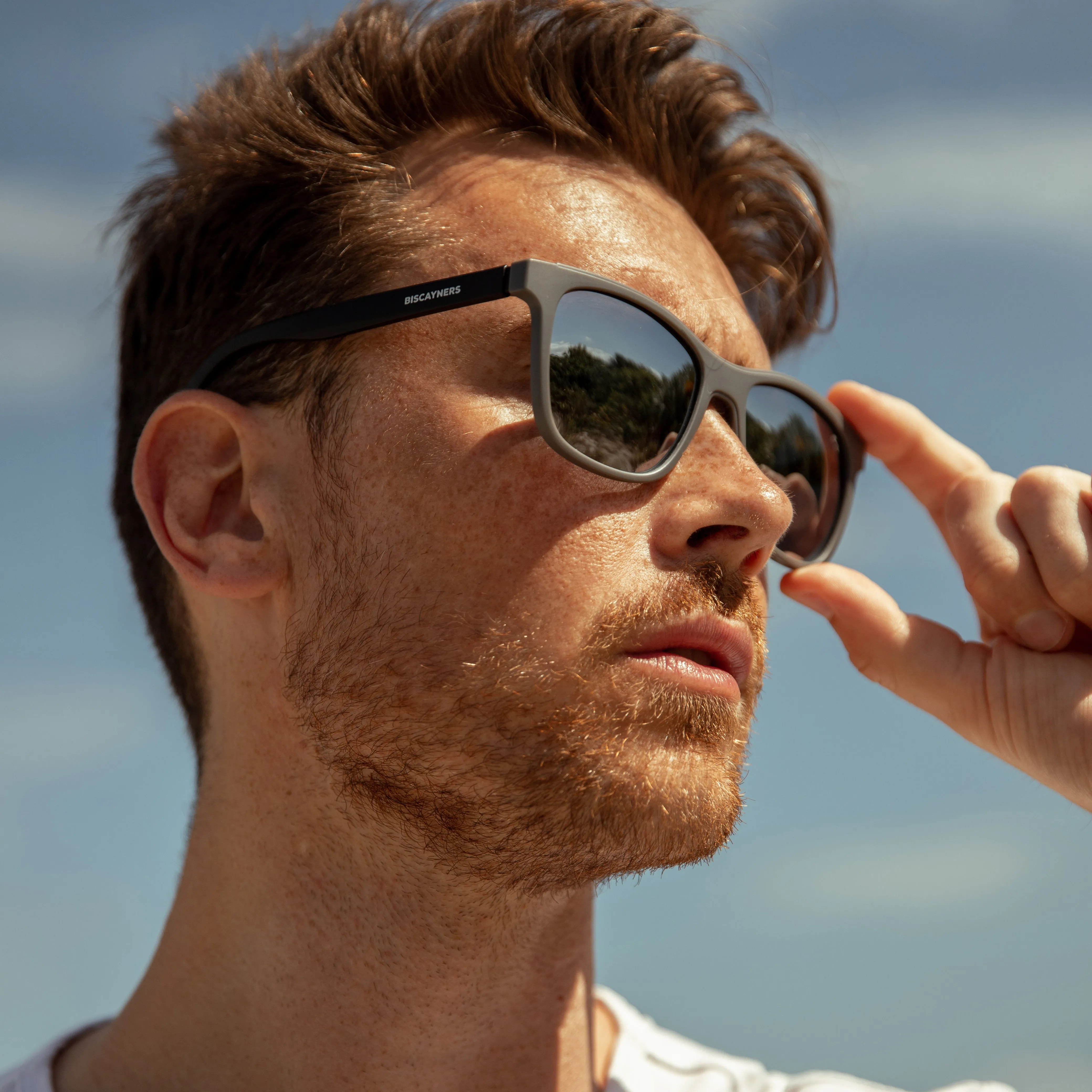 Biscayners Galen Grey Men's Sunglasses sold by Zulily product image thumbnail 4