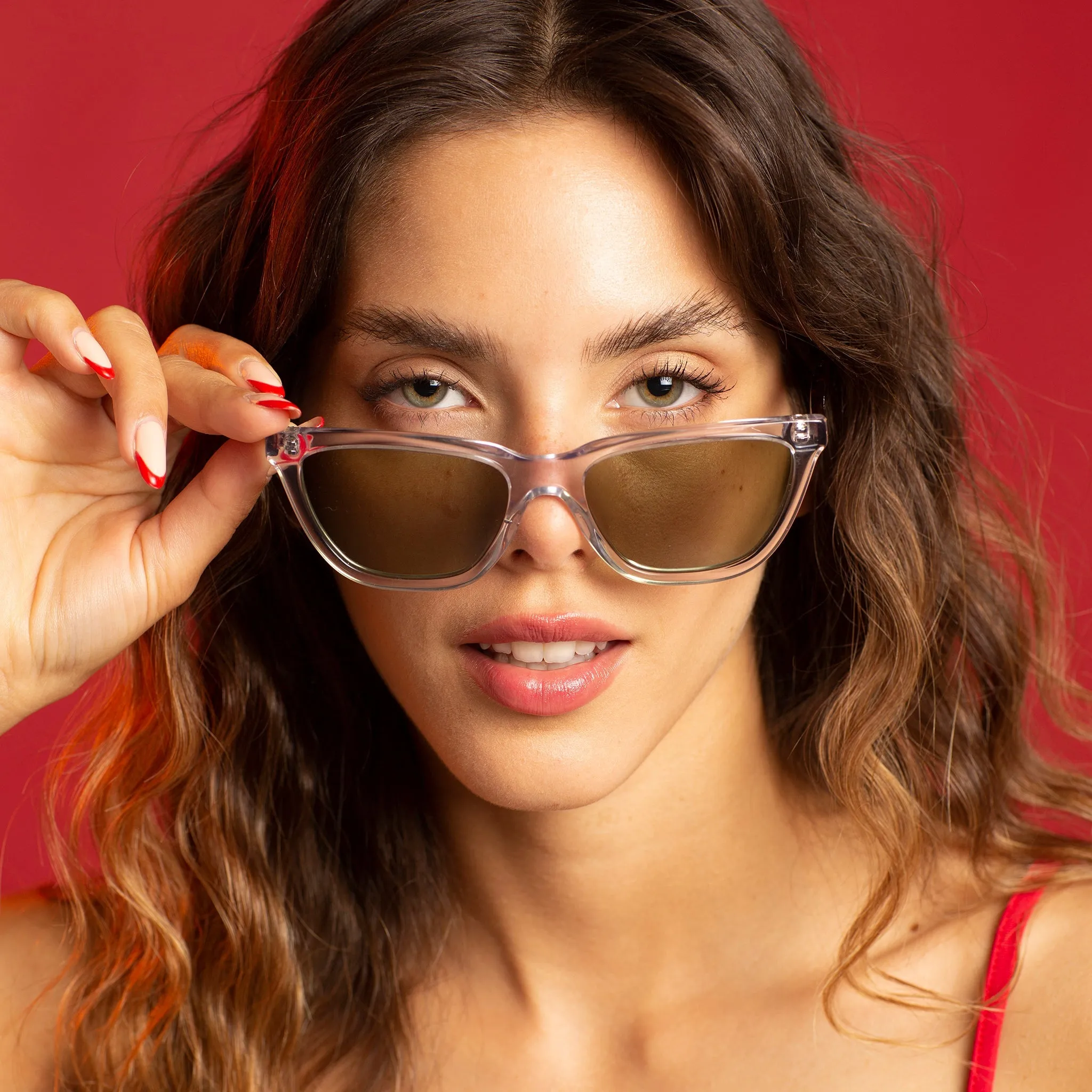 Biscayners Mashta Crystal Green Women's Sunglasses sold by Zulily product image thumbnail 3