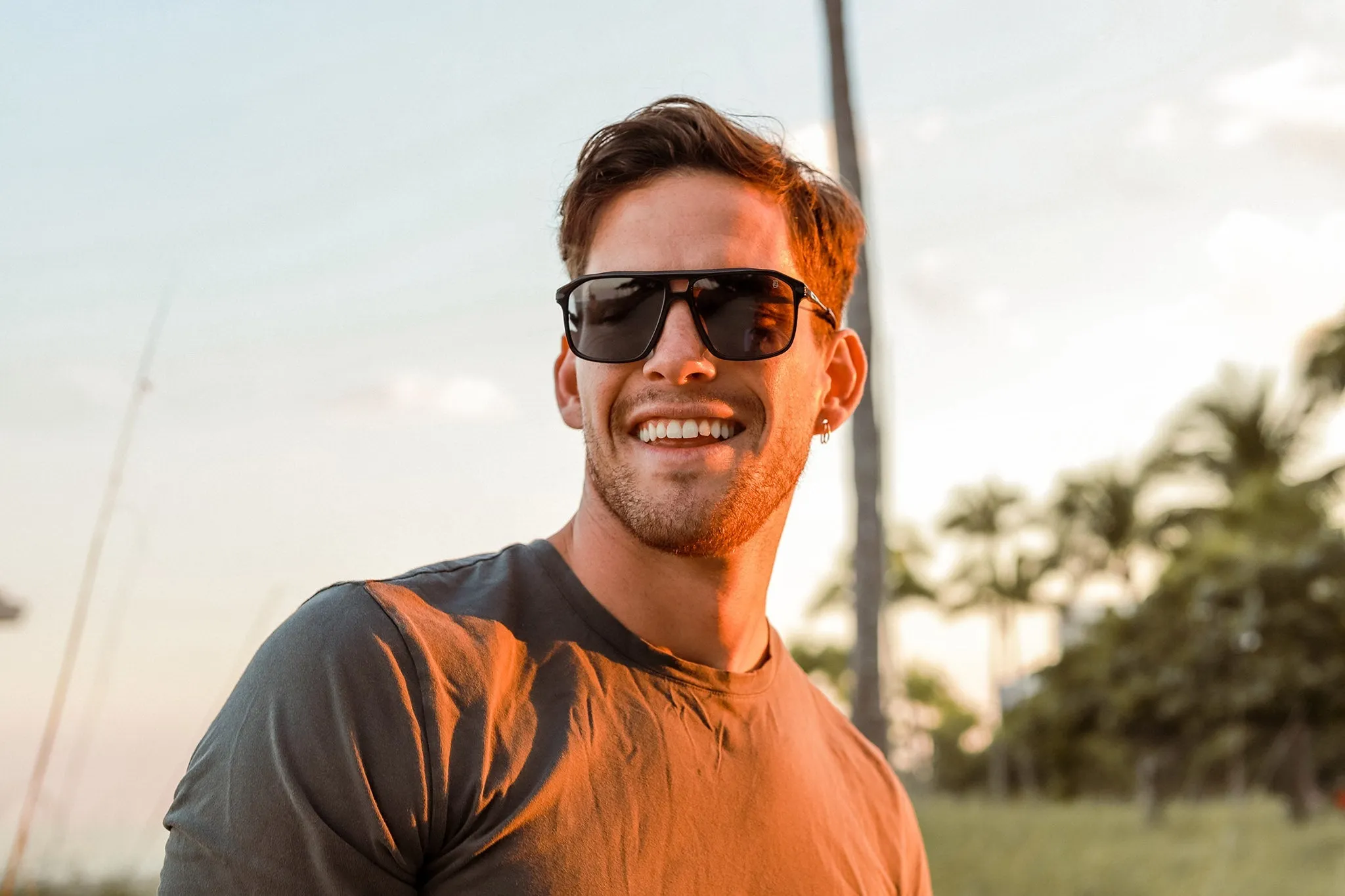 Biscayners Grand Bay Black Men's Sunglasses sold by Zulily product image thumbnail 4