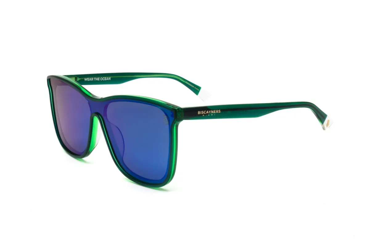 Biscayners Crandon Green Men's Sunglasses made by Zulily