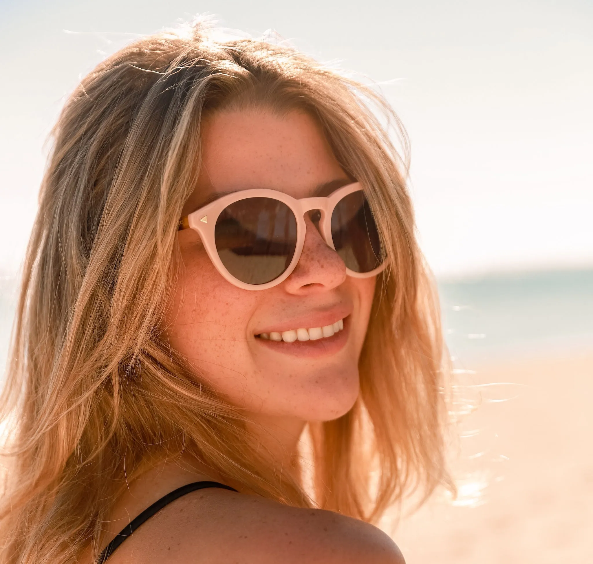 Biscayners Sunrise Pink Women's Sunglasses sold by Zulily product image thumbnail 4