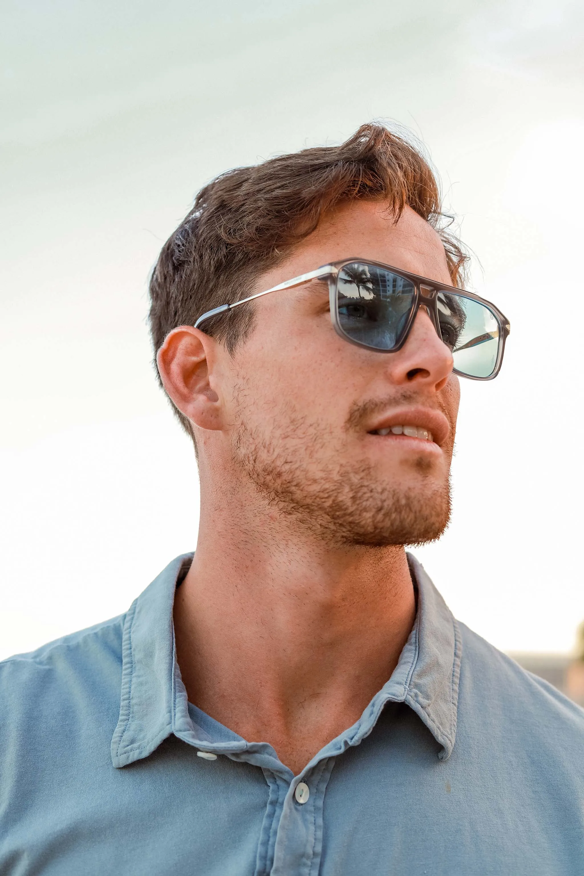 Biscayners Grand Bay Gray Men's Sunglasses sold by Zulily product image thumbnail 3
