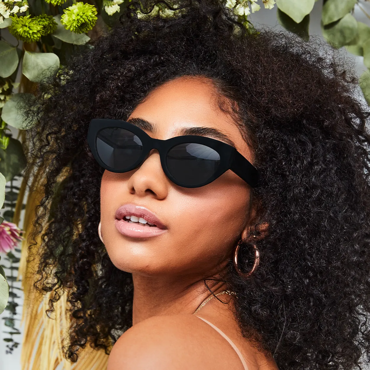 TopFoxx Sustainable Elizabeth - Women's Black Sunglasses sold by Zulily product image thumbnail 3