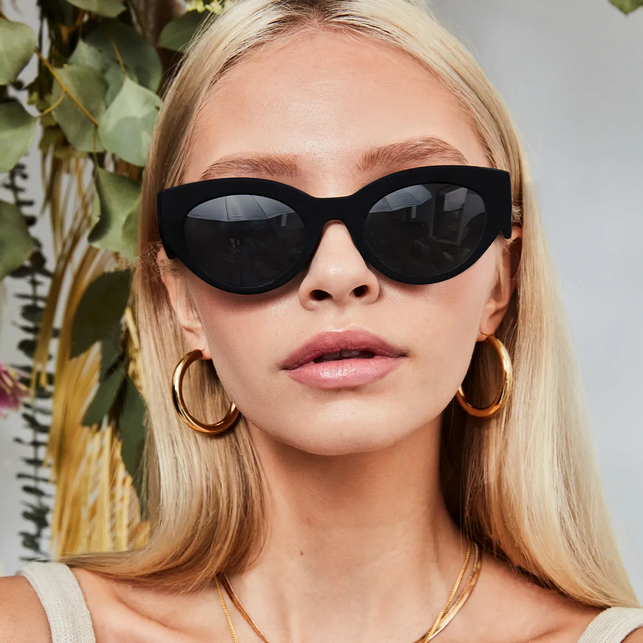 TopFoxx Sustainable Elizabeth - Women's Black Sunglasses sold by Zulily product image thumbnail 4