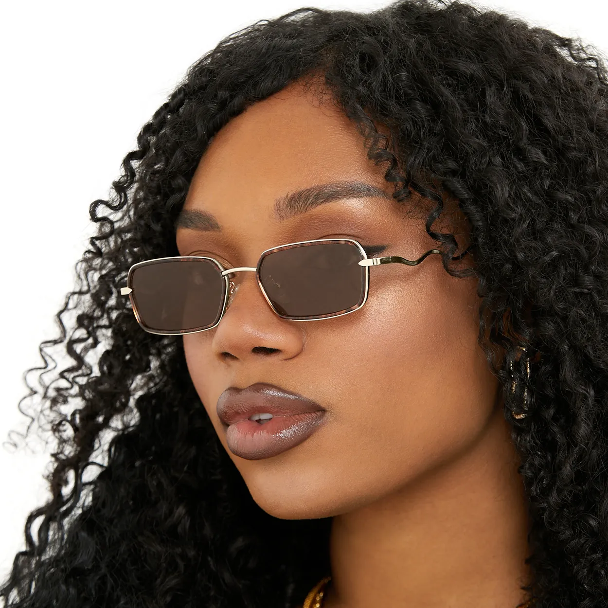 TopFoxx Eve - Women's Brown Sunglasses sold by Zulily product image thumbnail 3