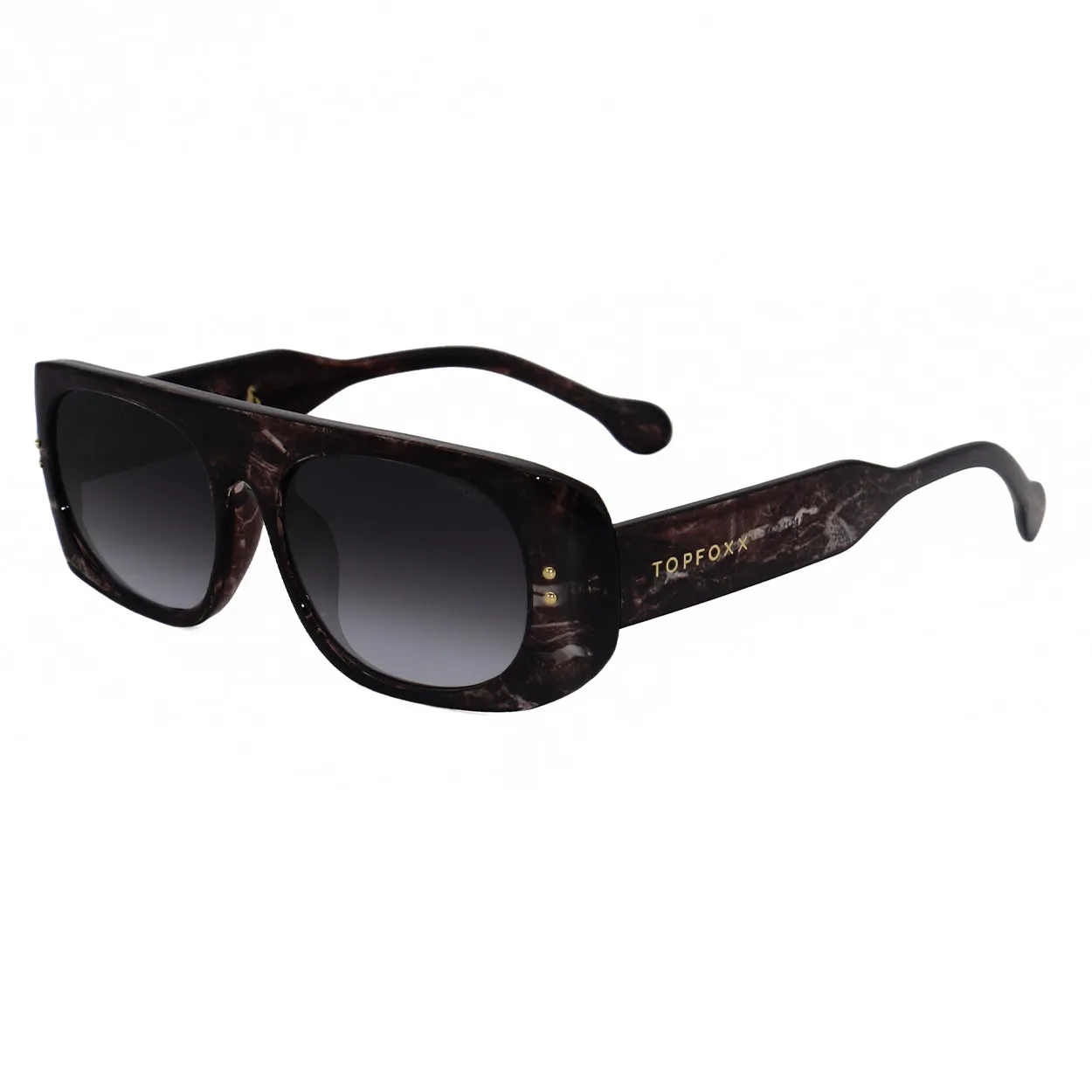 TopFoxx Claim It - Black Tortoise Unisex Sunglasses sold by Zulily