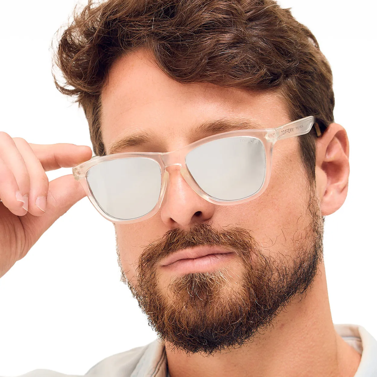 TopFoxx Rise Up - Revo® Mirrored Silver Unisex Sunglasses sold by Zulily product image thumbnail 4