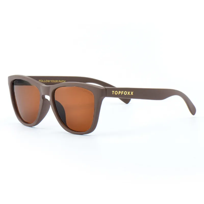 TopFoxx Rise Up - Brown Unisex Sunglasses sold by Zulily