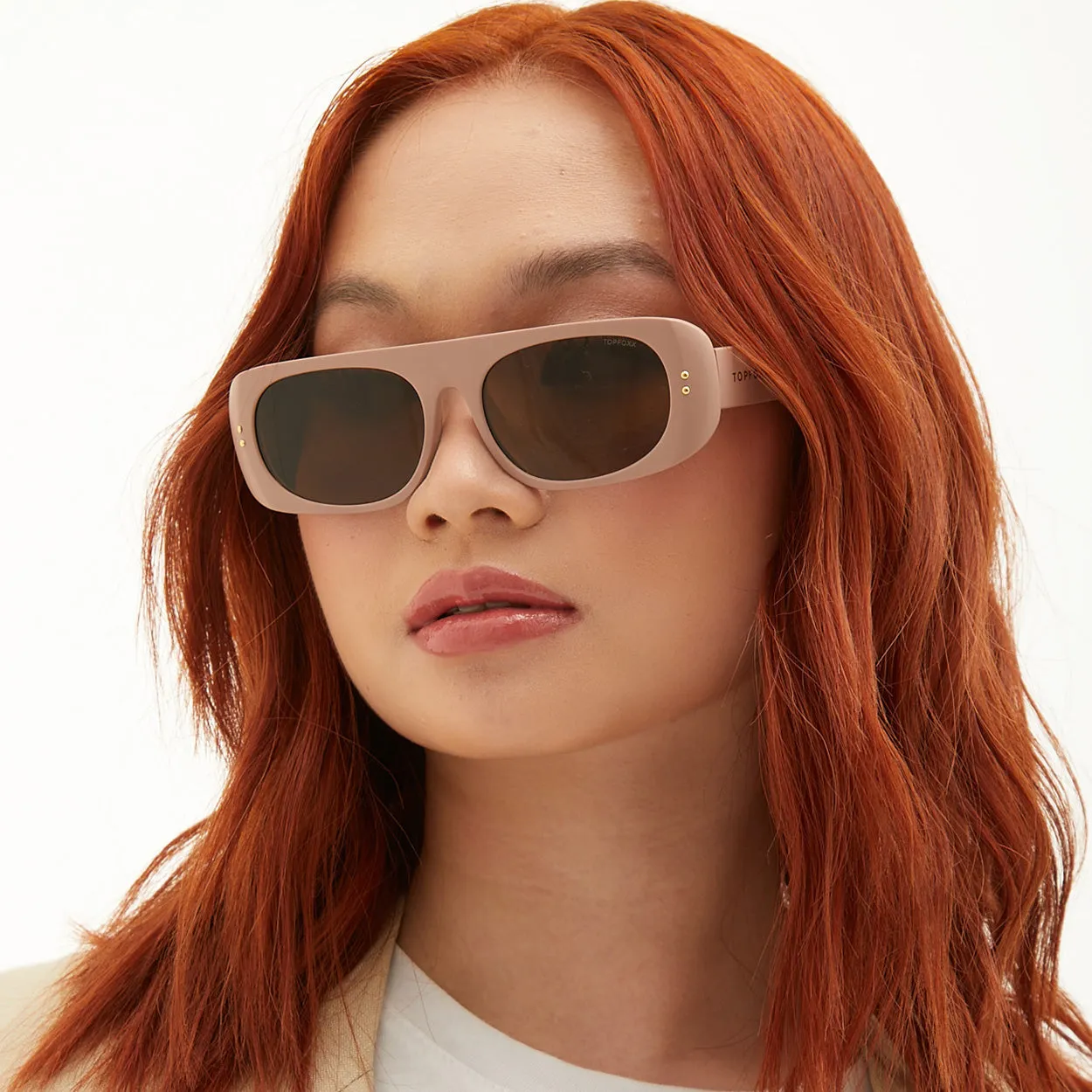 TopFoxx Claim It - Pink Women's Sunglasses sold by Zulily product image thumbnail 4