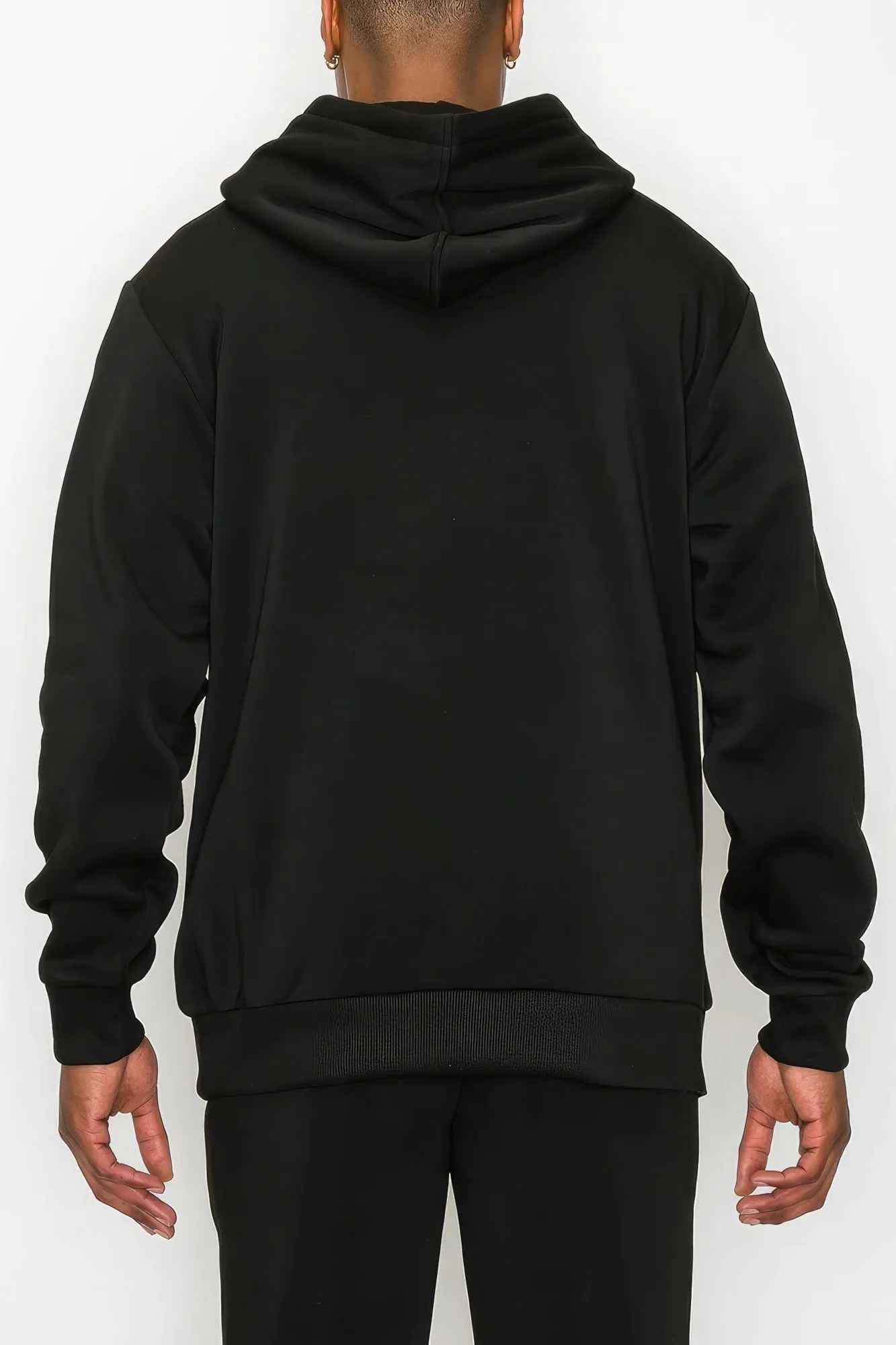Men's Fleece Pullover - Black sold by Zulily product image thumbnail 3