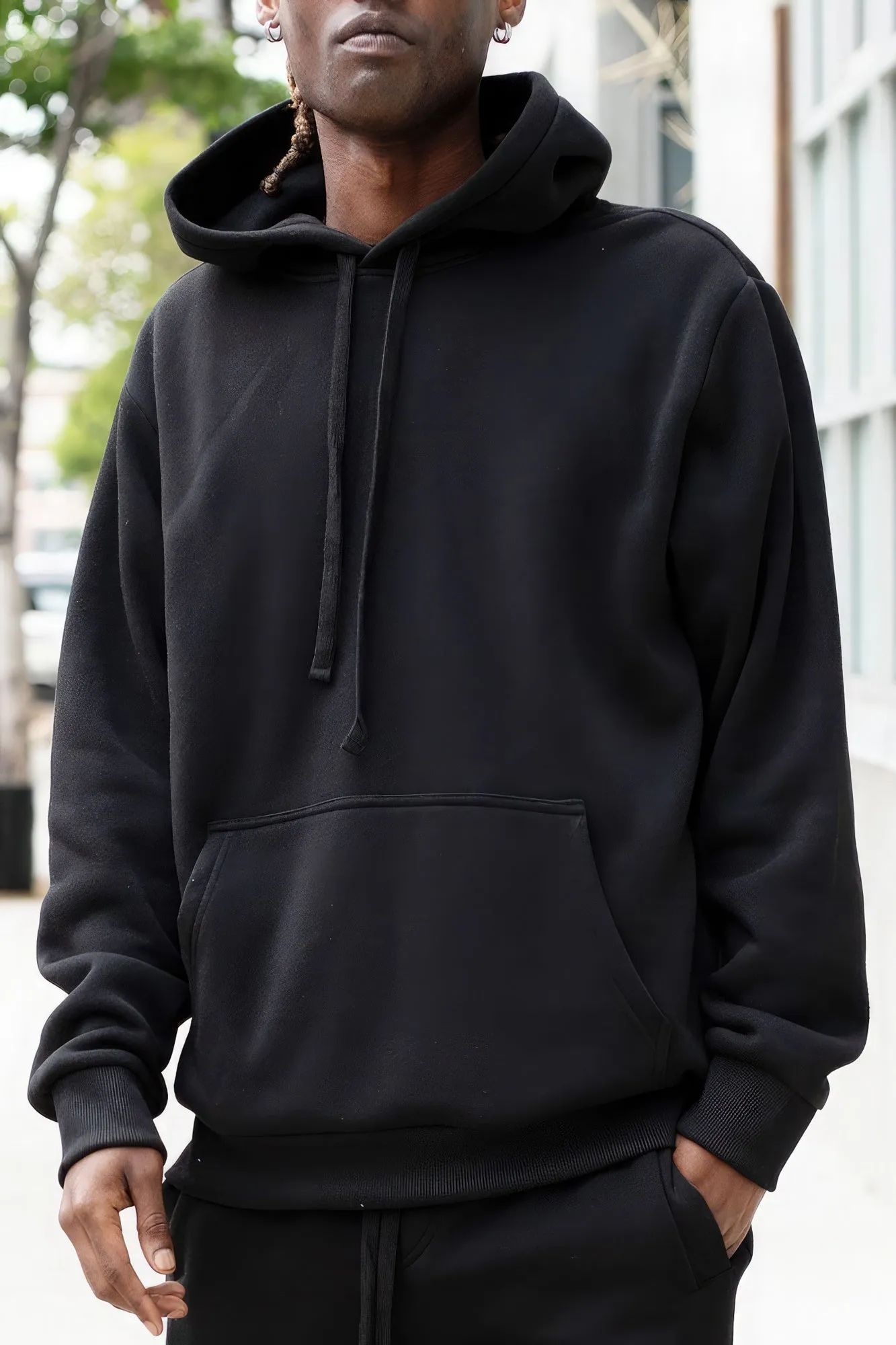 Men's Fleece Pullover - Black sold by Zulily product image thumbnail 2