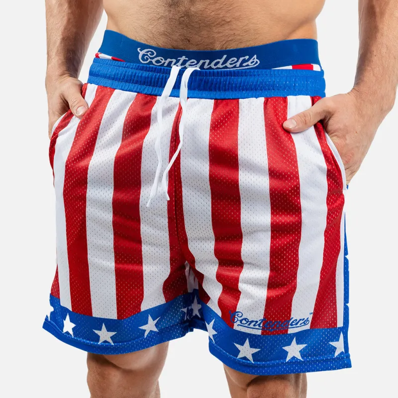 Contenders Clothing Rocky Apollo Creed Mesh Active Short sold by Zulily