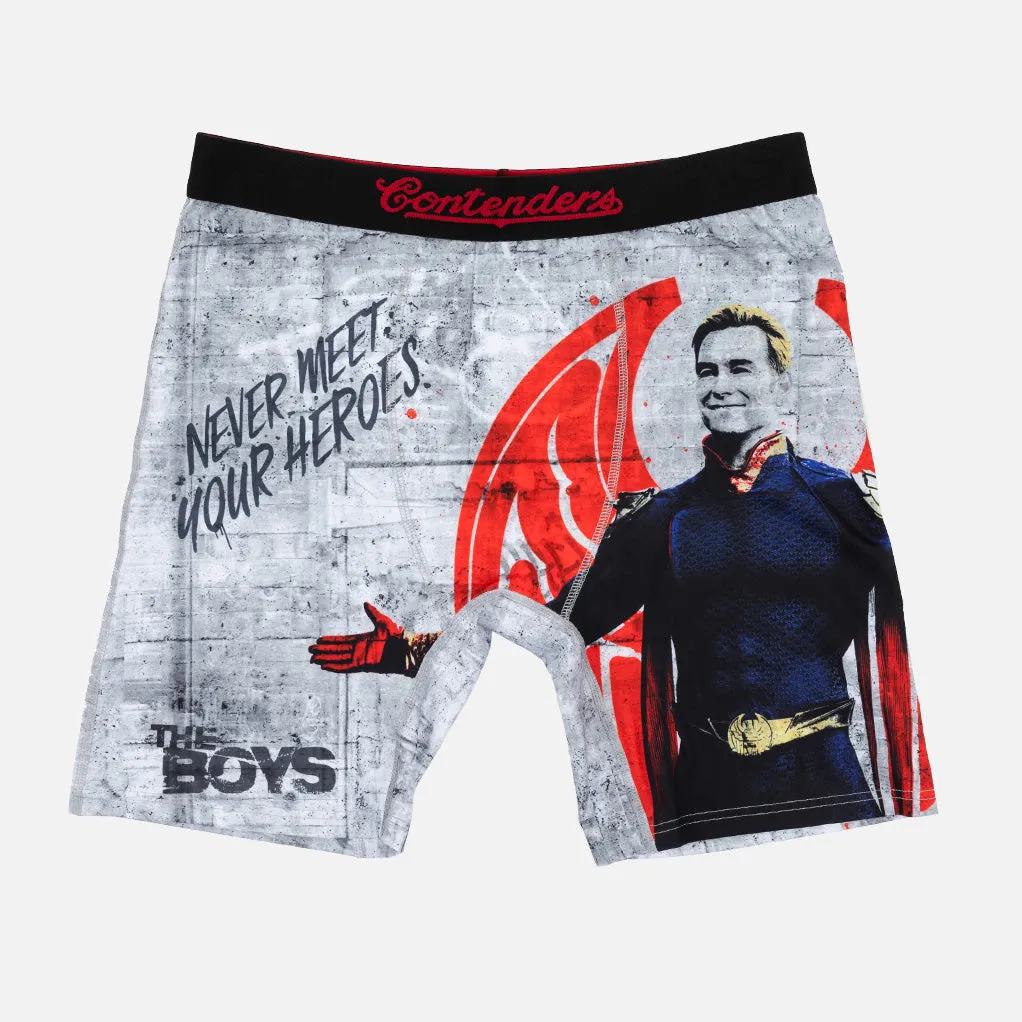 Contenders Clothing The Boys Never Meet Your Heroes Brief sold by Zulily