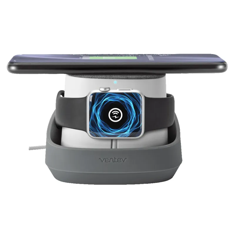 Ventev wireless watchdock duo 10W - Grey/White sold by Zulily