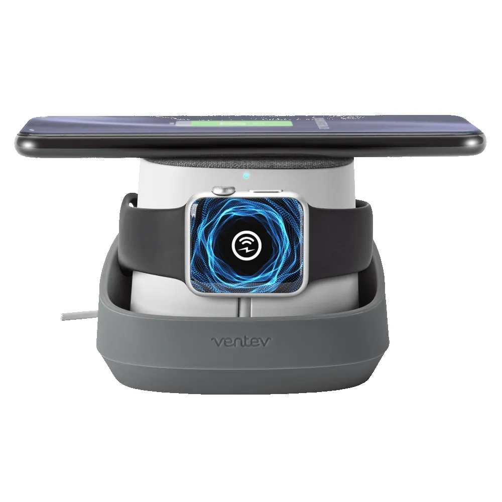 Ventev wireless watchdock duo 10W - Grey/White sold by Zulily