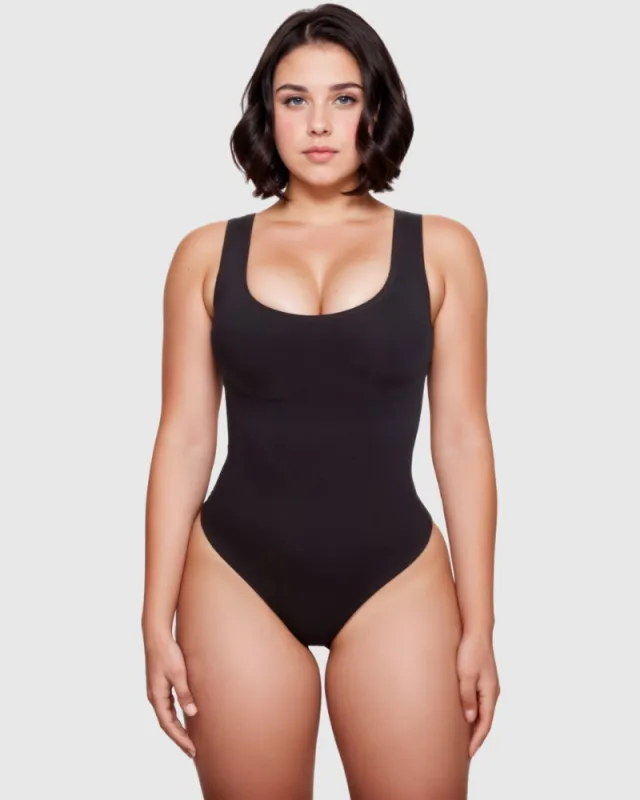 Eco Wide Strap Snatched Bodysuit by Revenge Body sold by Zulily