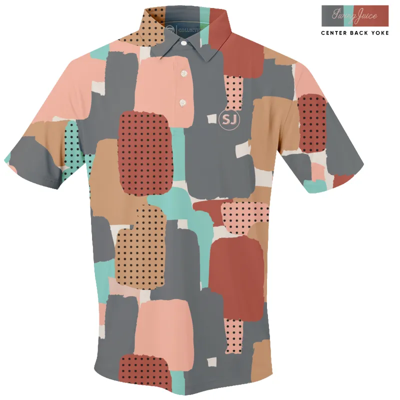 SwingJuice Golf Abstract Camo Men's Polo sold by Zulily