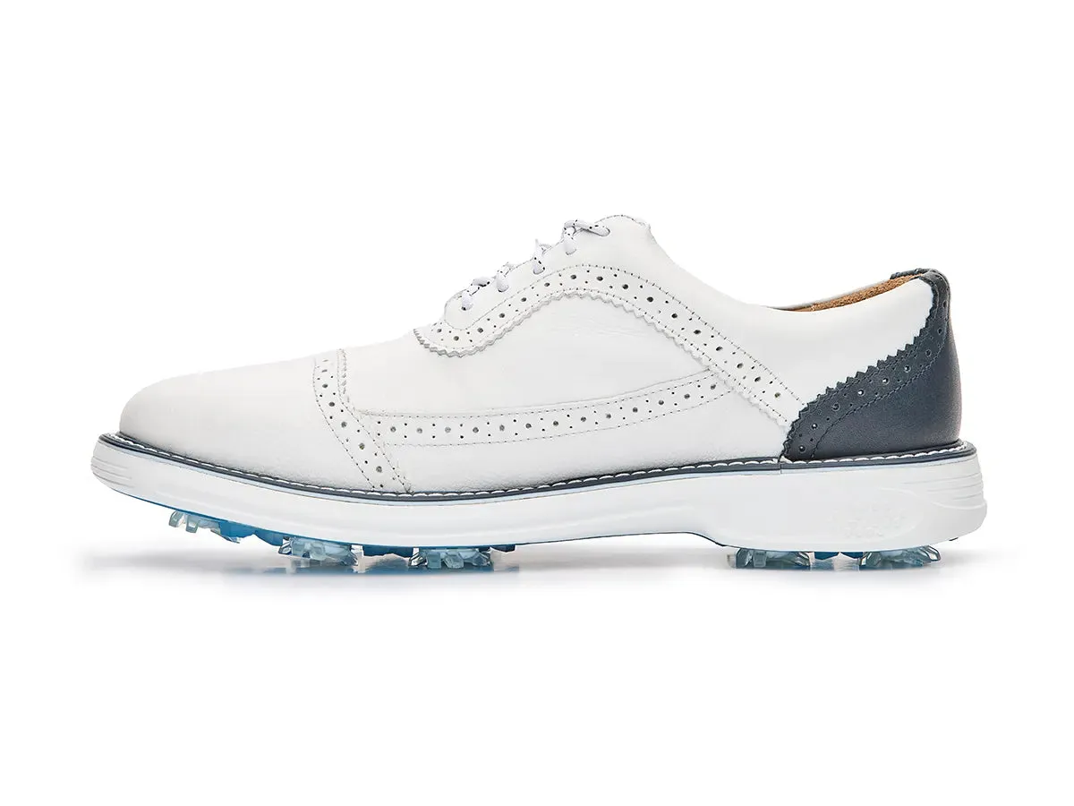 Boxto Golf Men's Legacy Hope Pro Spiked Golf Shoes - White/Blue sold by Zulily product image thumbnail 4