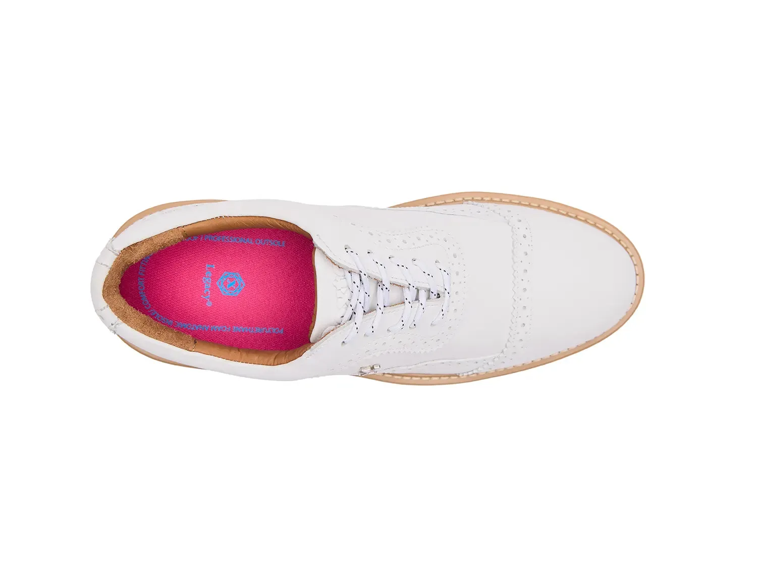 Boxto Golf Men's Legacy Hope Pro Spiked Golf Shoes - White sold by Zulily product image thumbnail 4