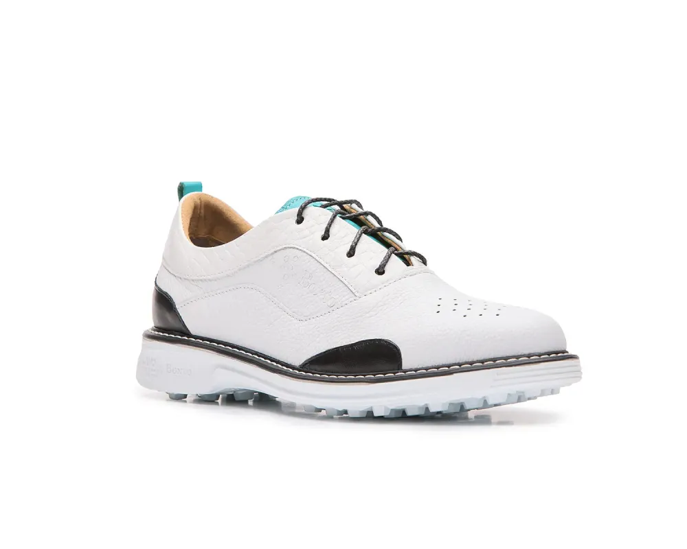 Boxto Golf Women's Inspiration Dreamy Spikeless Golf Shoes - White/Black sold by Zulily