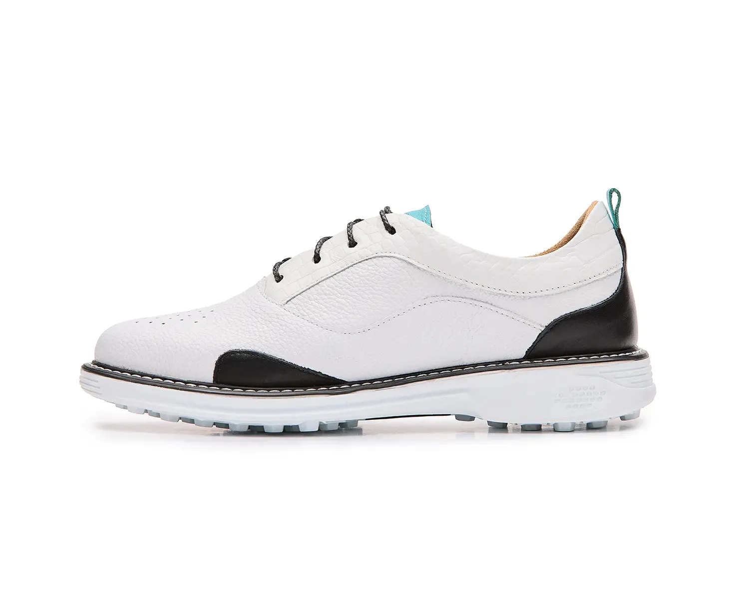 Boxto Golf Women's Inspiration Dreamy Spikeless Golf Shoes - White/Black sold by Zulily product image thumbnail 5