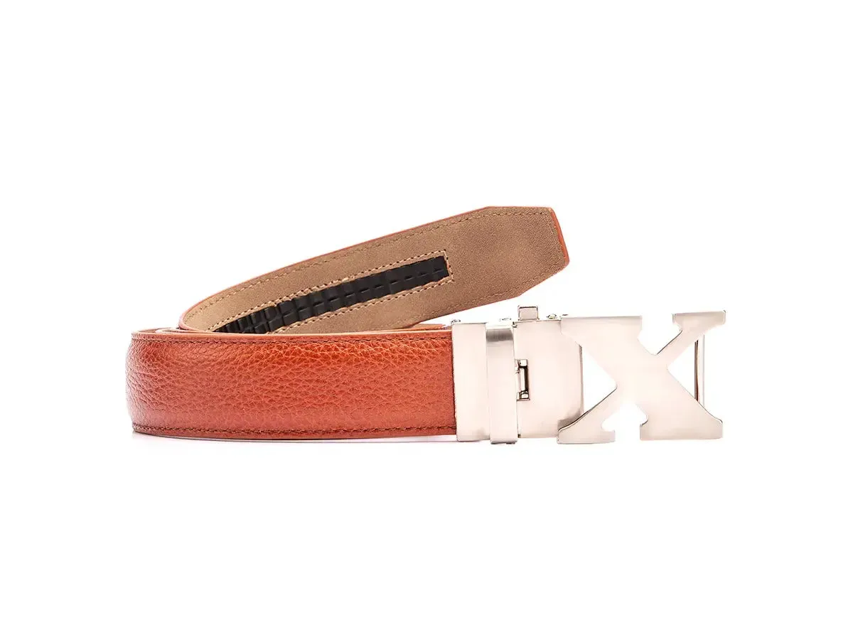 Boxto Golf Men's Full Grain Leather Golf Belt - Honey sold by Zulily