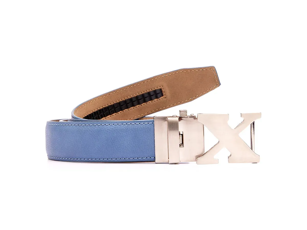 Boxto Golf Men's Vegan Leather Golf Belt - Coronet Blue sold by Zulily