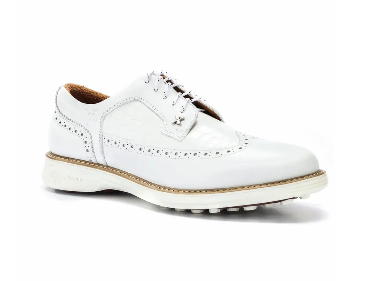 Boxto Golf Men's Legacy Freedom Spikeless Golf Shoes - White sold by Zulily
